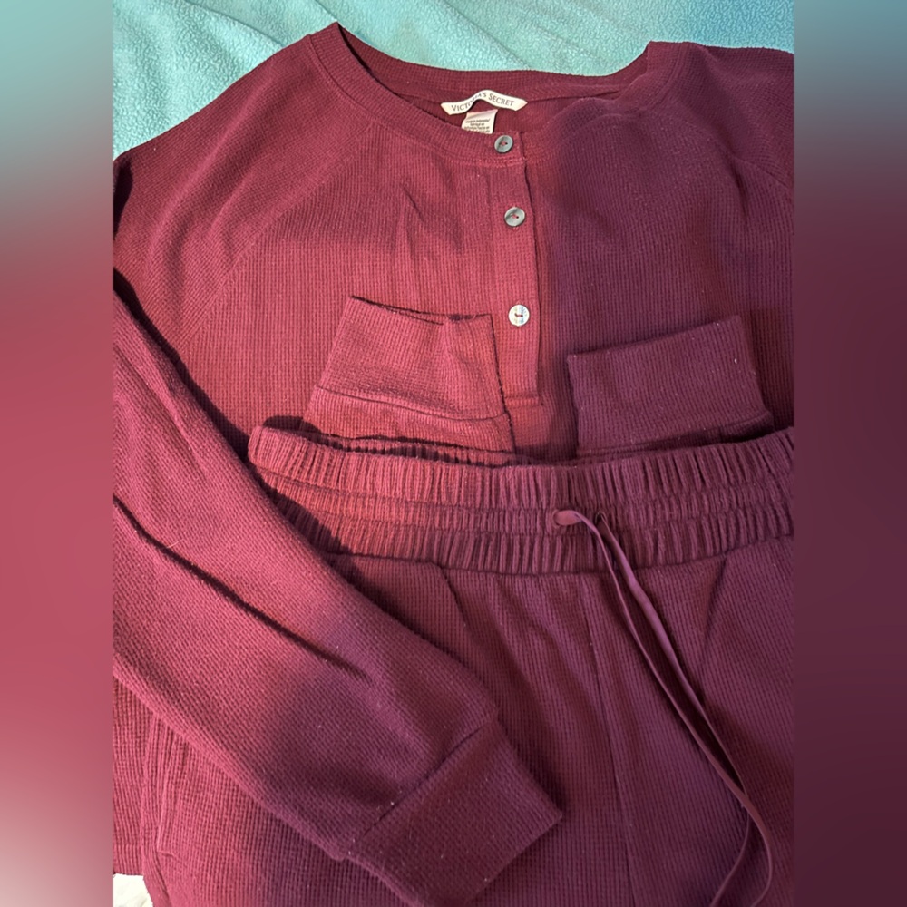 Victoria's Secret Deep Red Knit Top